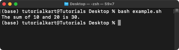 Bash Addition Using Arithmetic Expansion